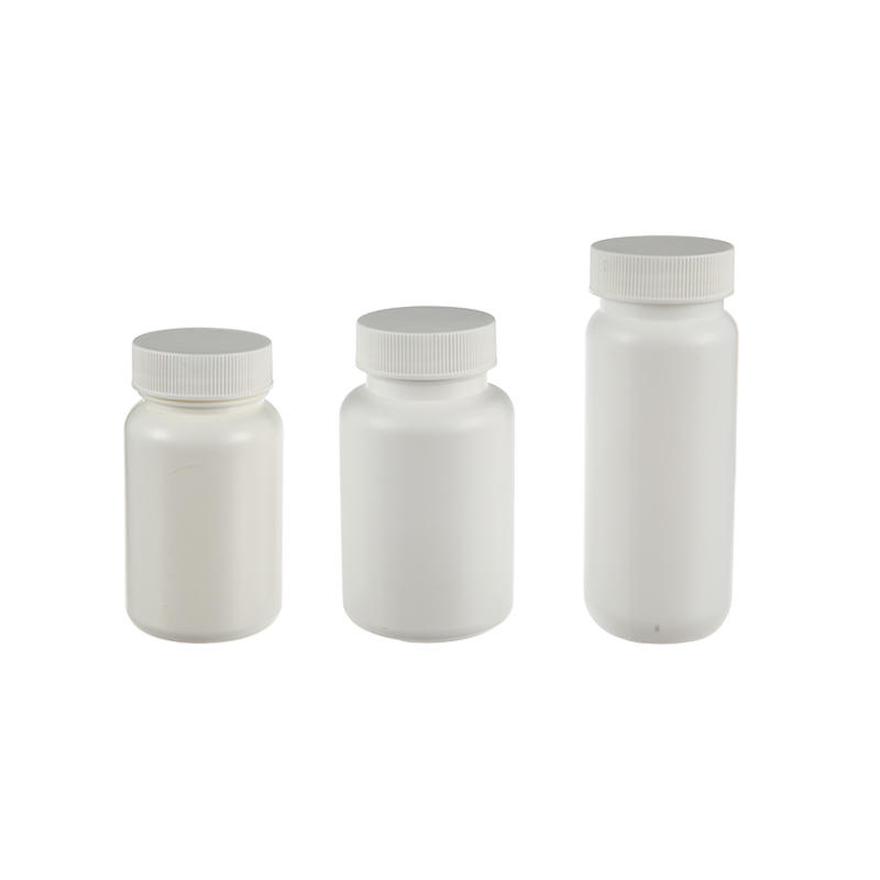 Plastová HDPE fľaštička na pilulky s tuhou kapsulou